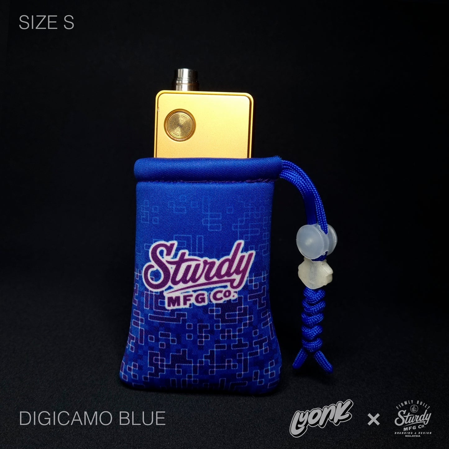 Sturdy - Pouch - Digicamo Blue