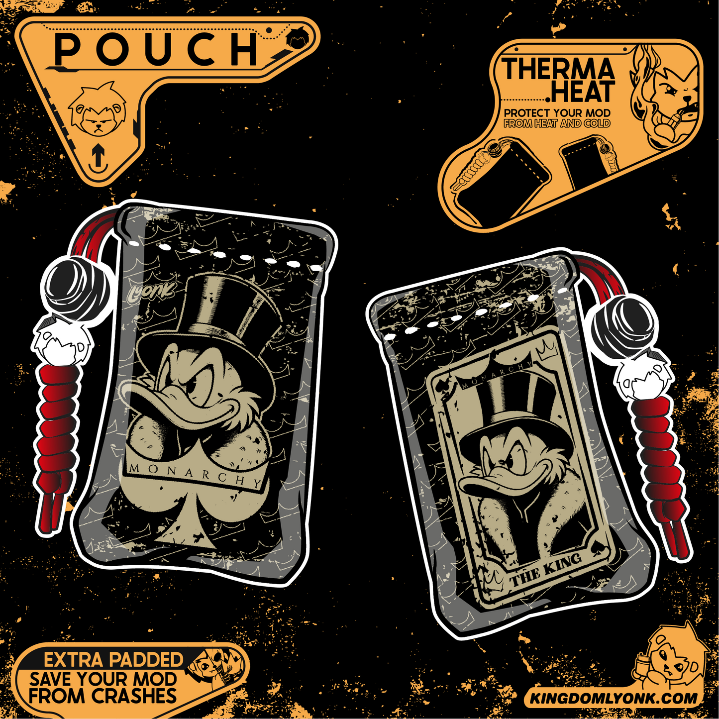 MONARCHY - POUCH - Duck Card Vintage