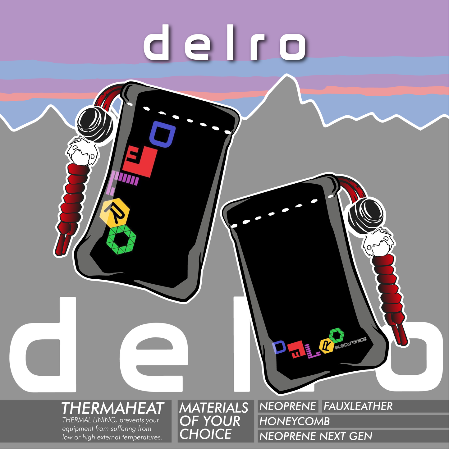 Delro - Pouch - Retro
