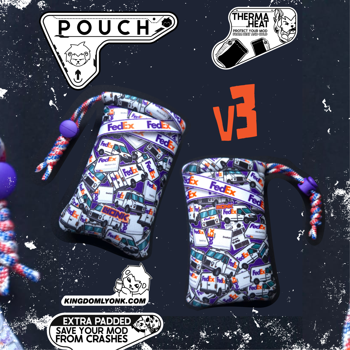 Deliver Dreams Fedex Stickers Bomb