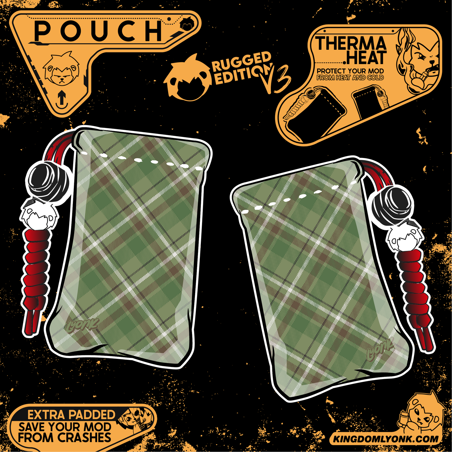 Rugged Edition V3 - Pouch - Defender Flannel
