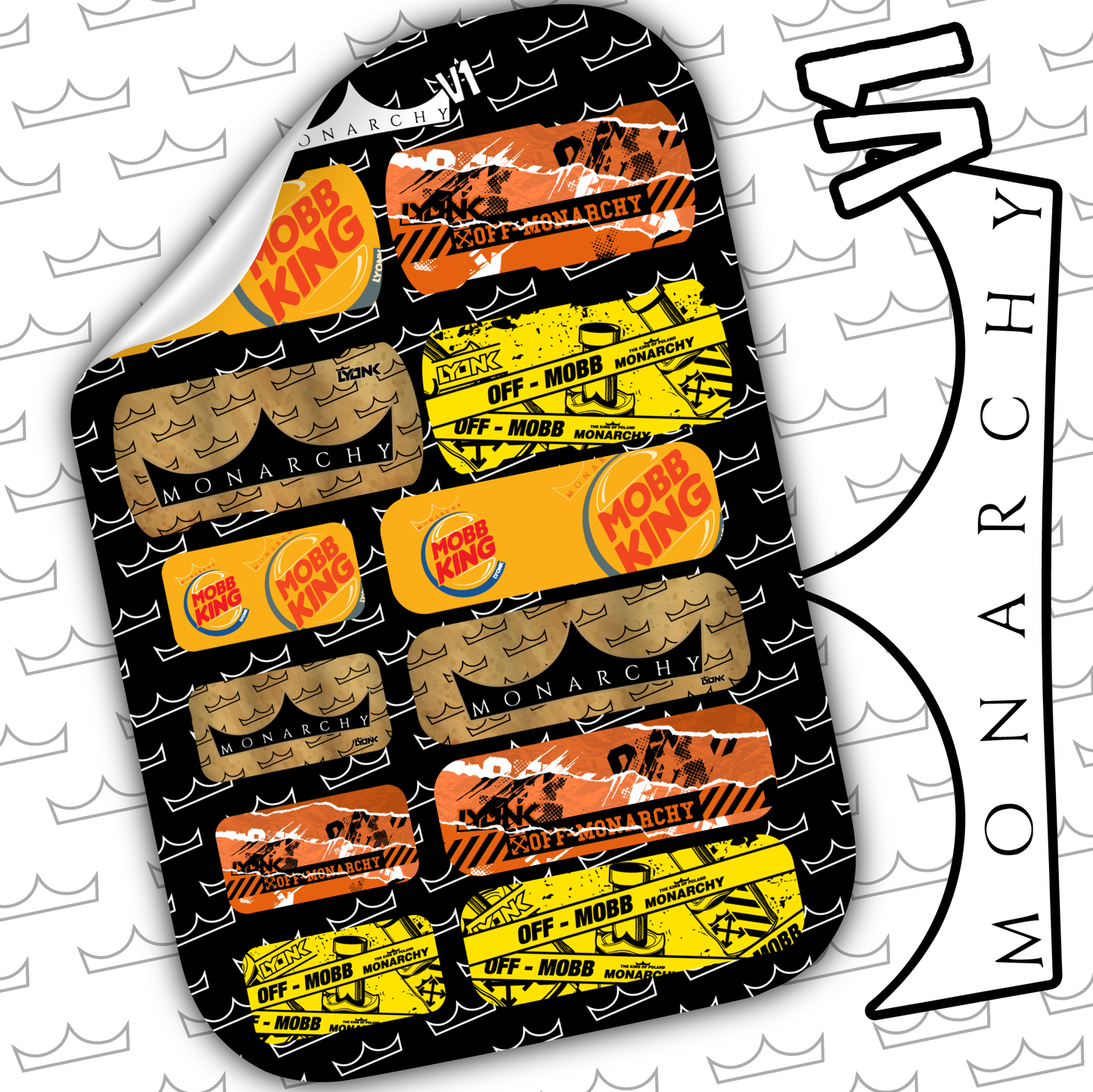 PACK STICKERS - Monarchy V1