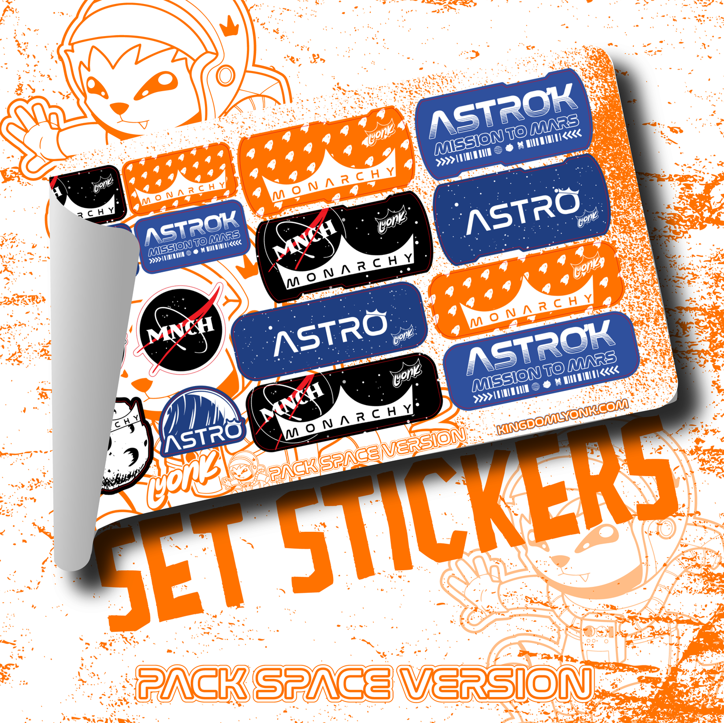 PACK STICKERS - Space Version