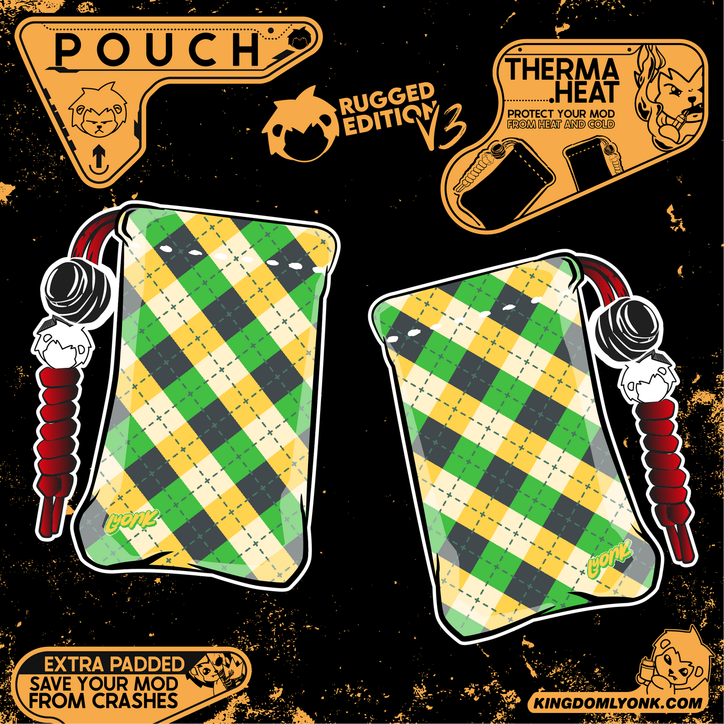 Rugged Edition V3 - Pouch - One Love Argyle