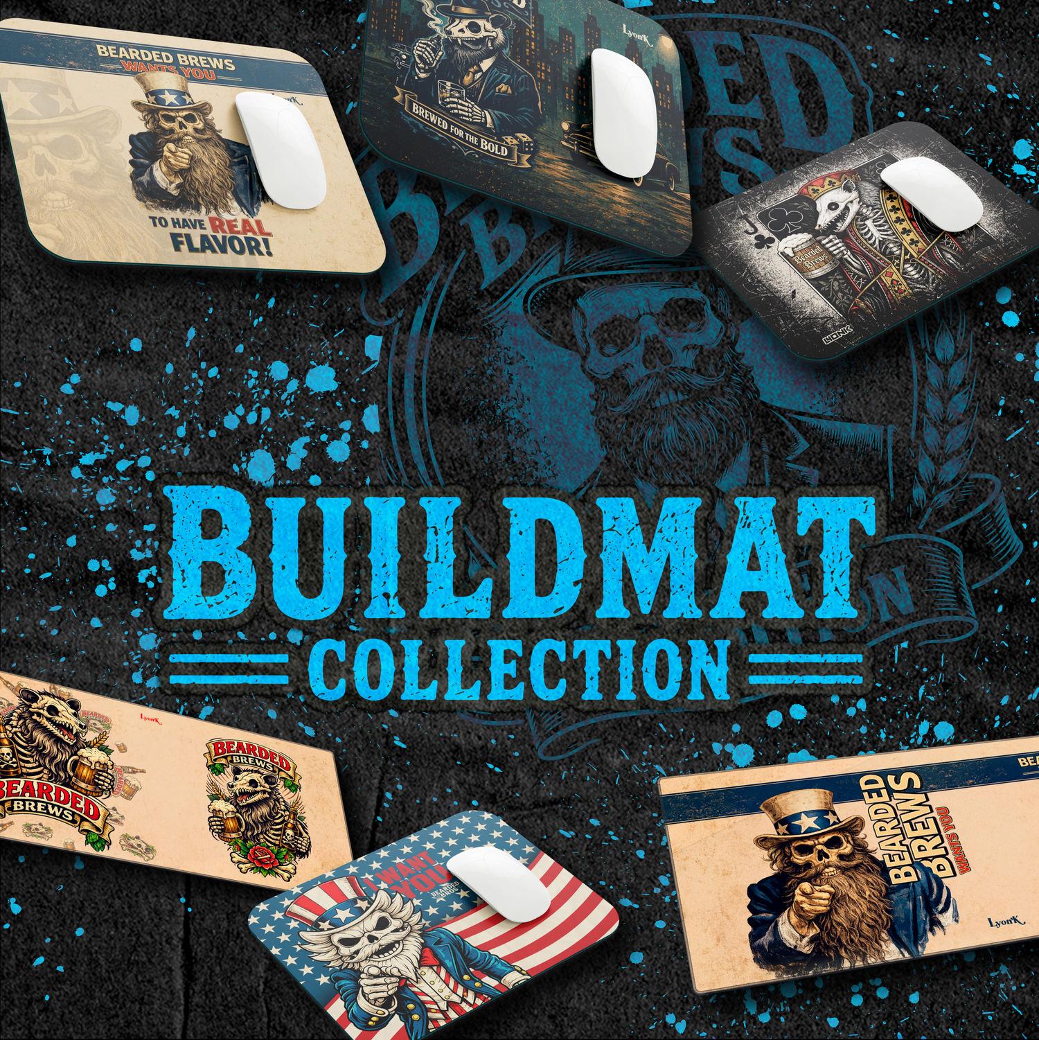 Bearded - Buildmats and MiniBuildmats