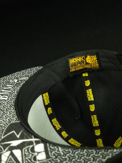 Snapback Big logo Embroidery White