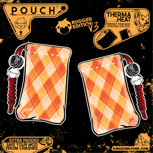 Rugged Edition V3 - Pouch - Cremesicle Argyle