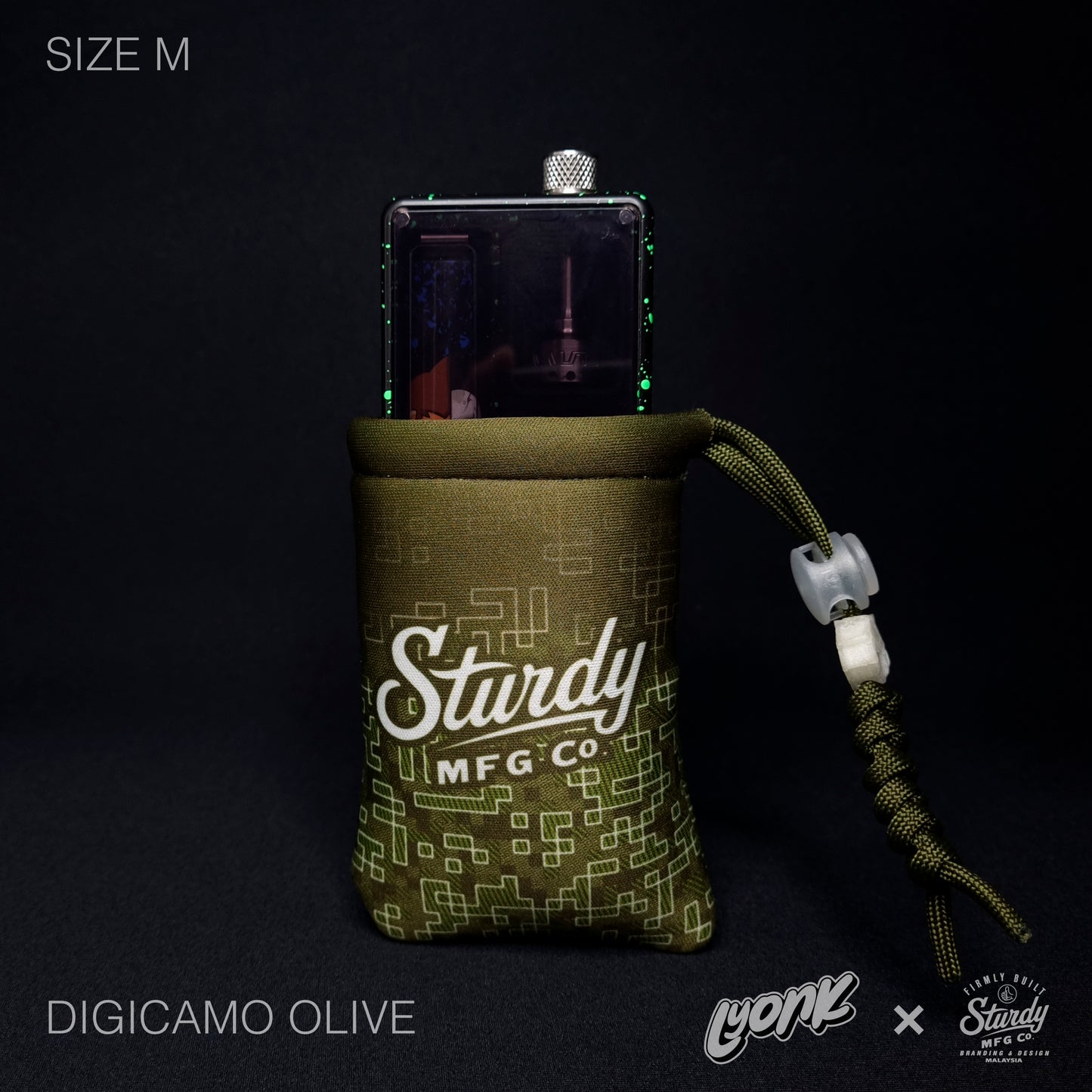Sturdy - Pouch - Digicamo Olive