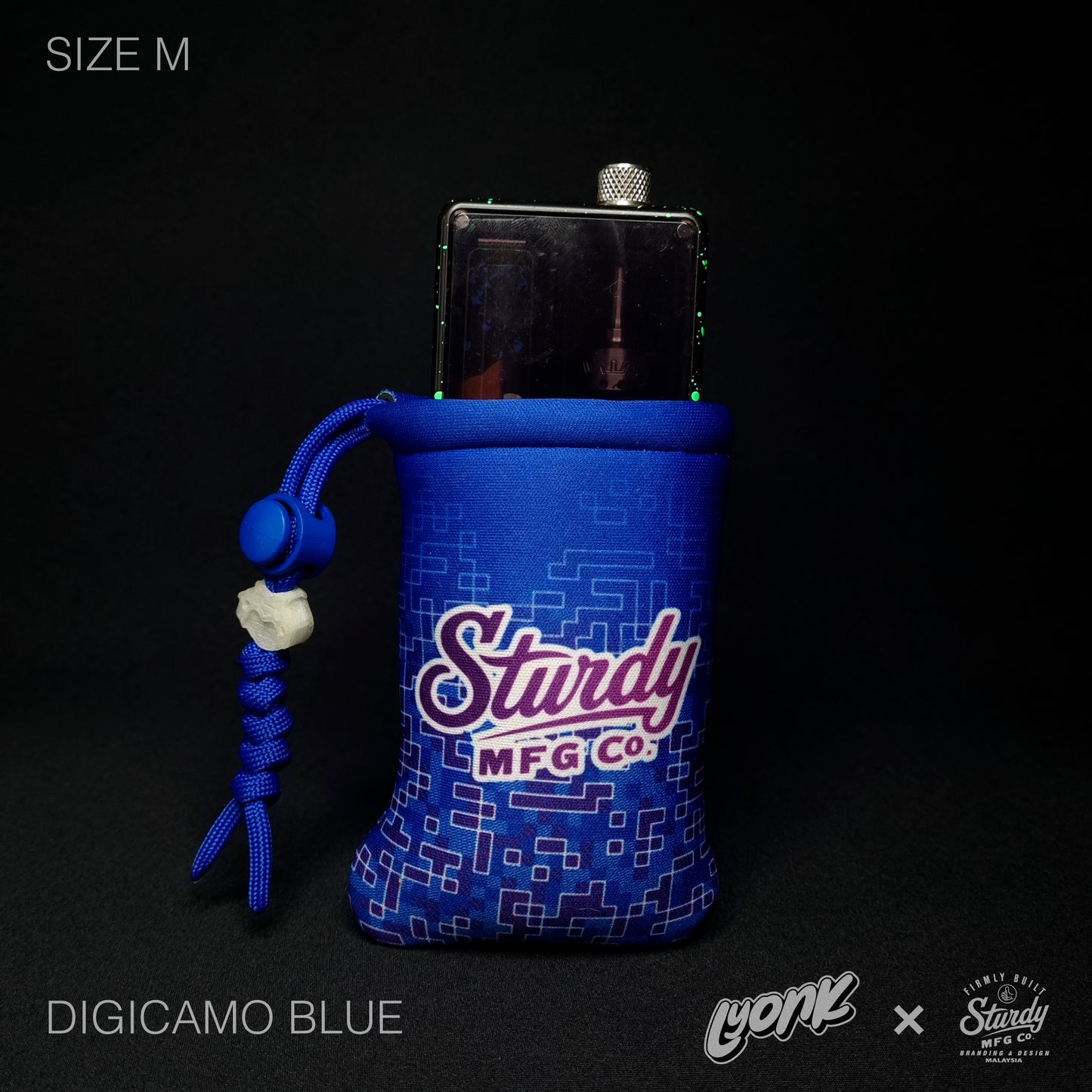 Sturdy - Pouch - Digicamo Blue