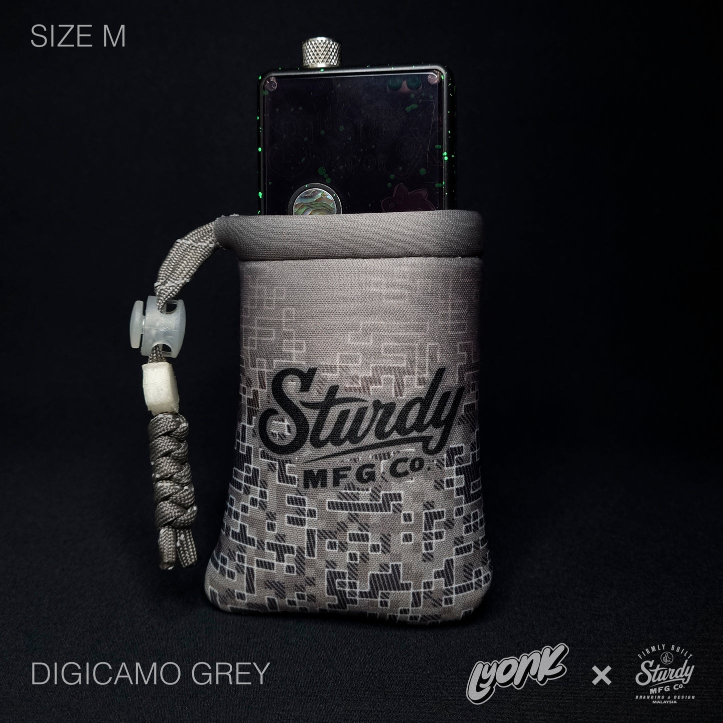 Sturdy - Pouch - Digicamo Grey