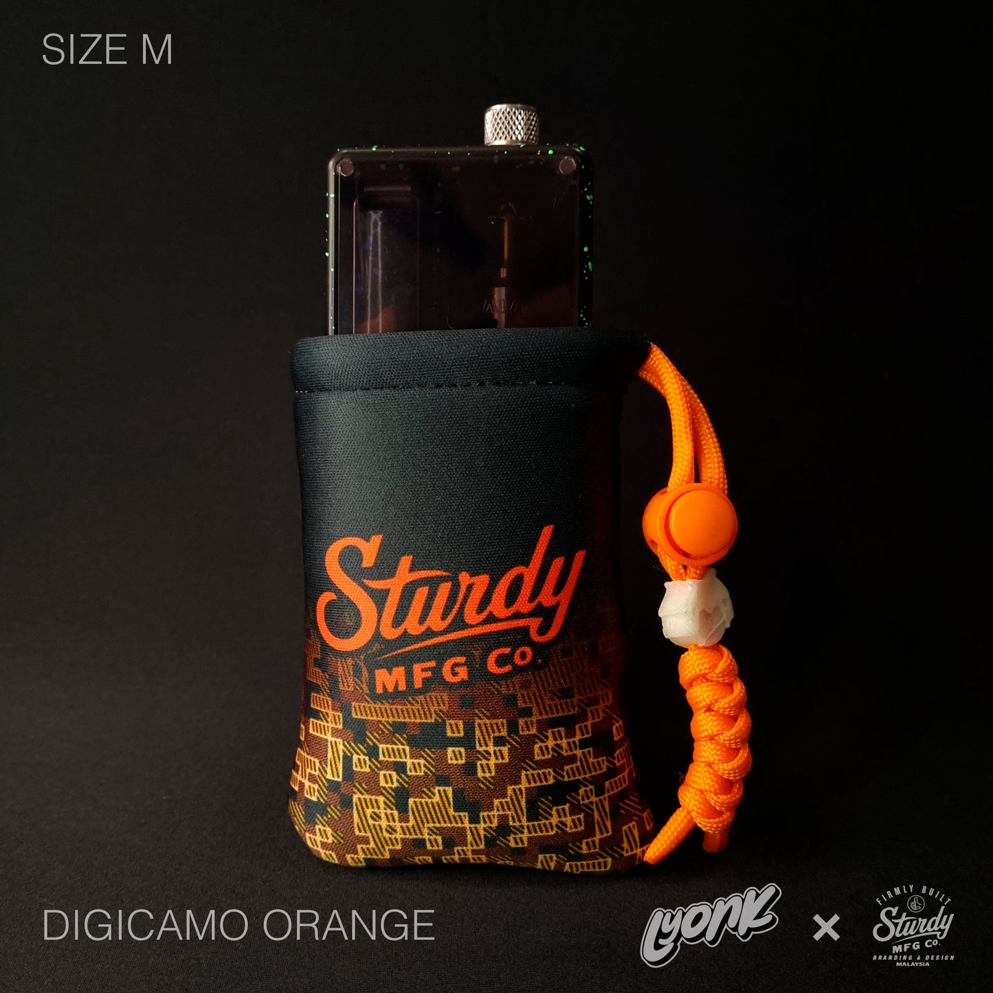 Sturdy - Pouch - Digicamo Orange