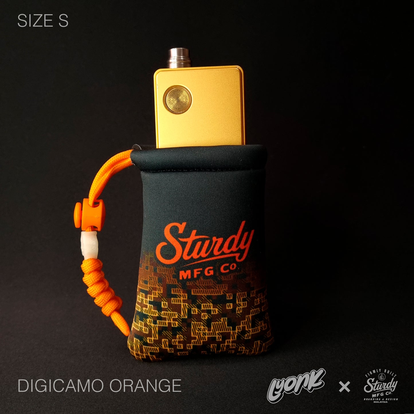 Sturdy - Pouch - Digicamo Orange