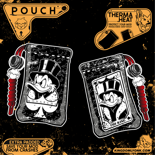 MONARCHY - POUCH - Duck Card Black and White