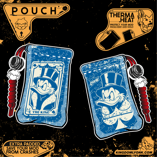 MONARCHY - POUCH - Duck Card Old Blue