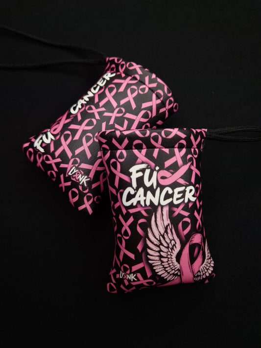 Ready to ship - Fxck Cancer - FauxLeather