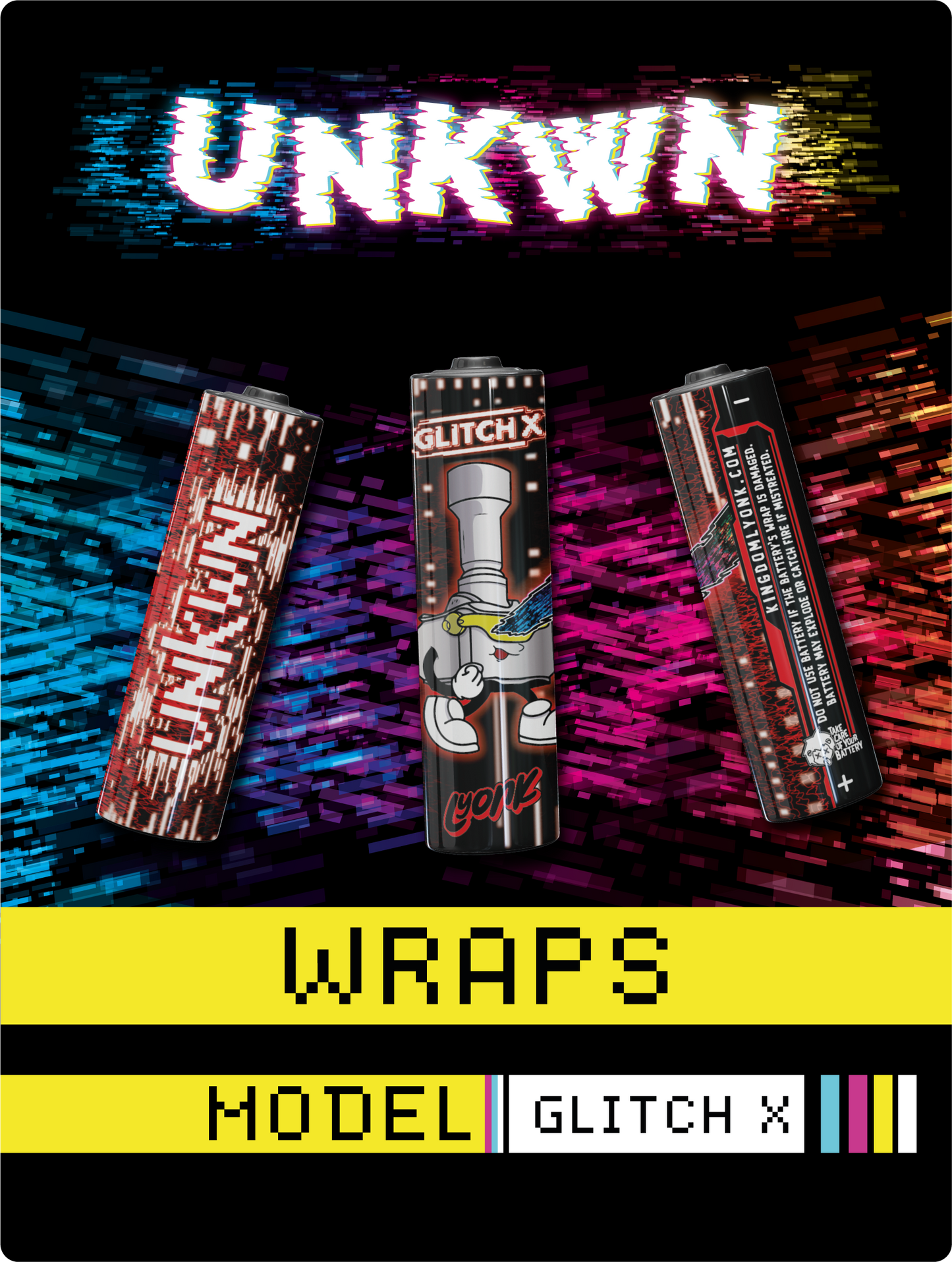 UNKWN - GLITCH X WRAPS