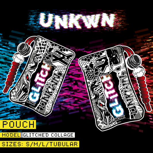 UNKWN - POUCH - GLITCHED COLLAGE