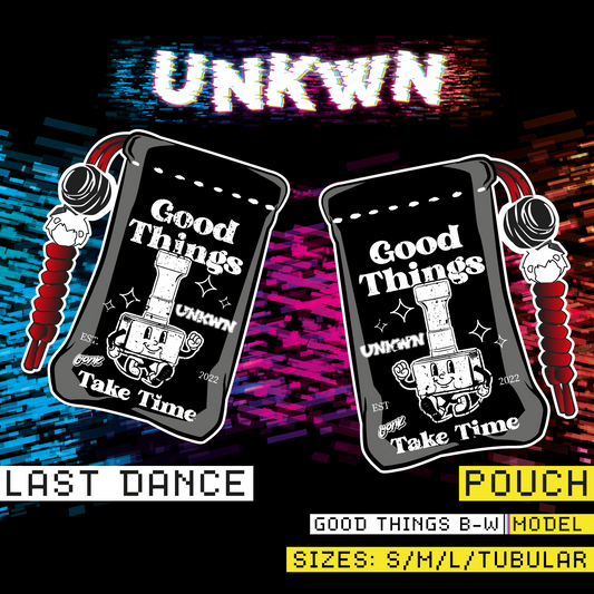 UNKWN - POUCH - GOOD THINGS BLACK