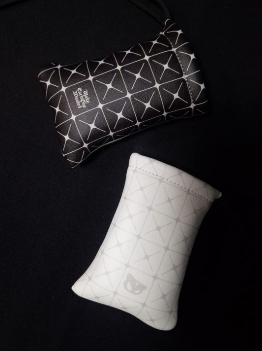 Pouch Meow – Grid Matrix – Black & White