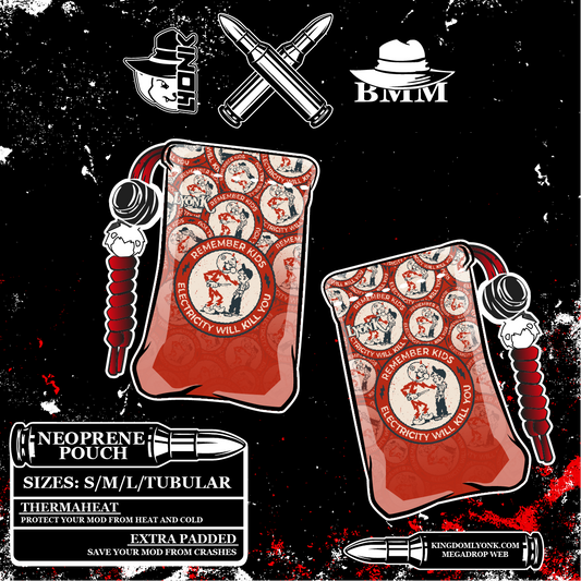 BMM - POUCH - Kilowatt Red