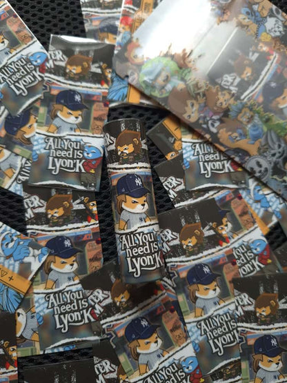 Lyonk Hearts / 10 wraps in the package