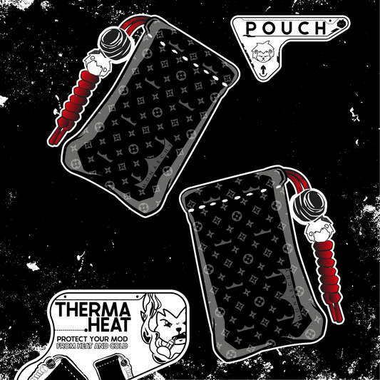 MONARCHY - POUCH - Luxury Black