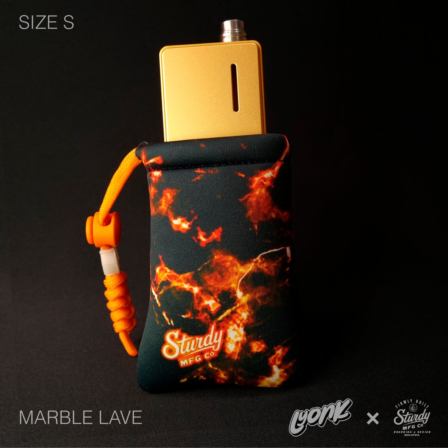 Sturdy - Pouch - Marble Lave