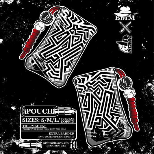 BMM - POUCH - MAZE BLACK AND WHITE