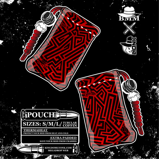 BMM - POUCH - MAZE RED