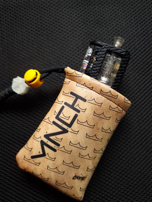 Ready to ship - Monarchy Crowns Beige- FauxLeather