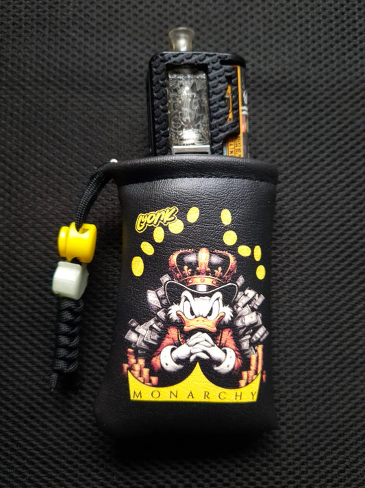 Ready to ship - Monarchy Black Duck- FauxLeather