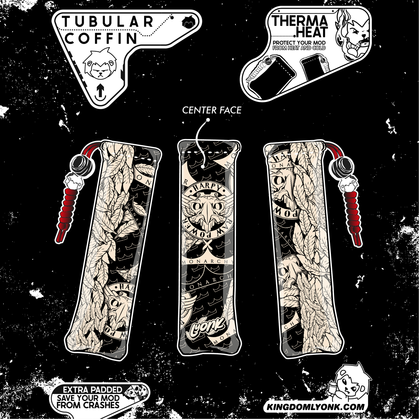 MONARCHY X HARPY - COFFIN - BLACK