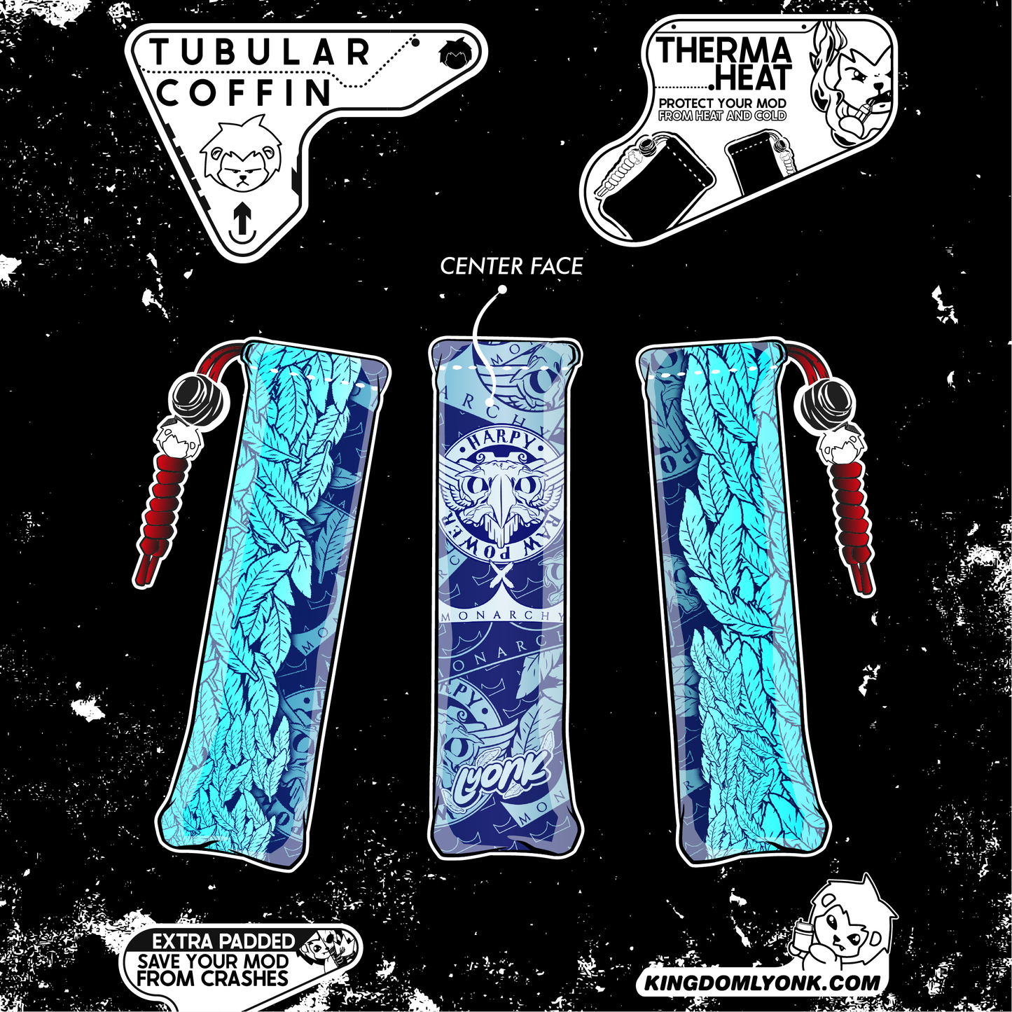 MONARCHY X HARPY - COFFIN - BLUE