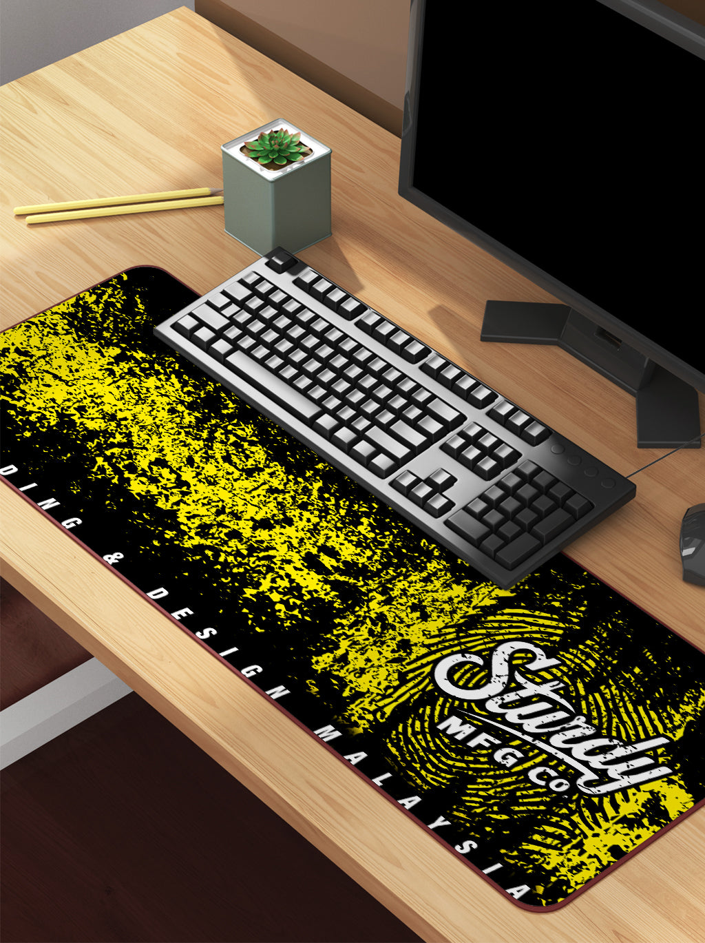 Sturdy - Buildmat - Thumbprint Yellow