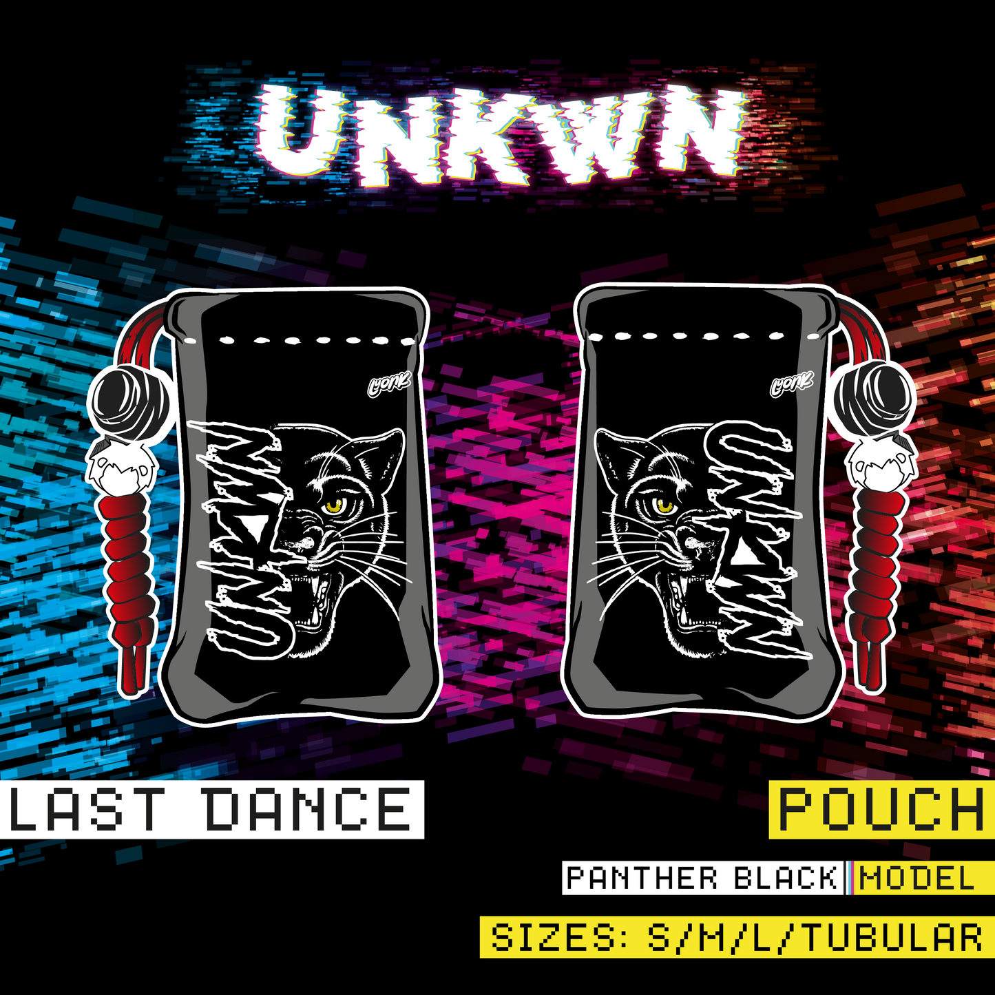 UNKWN - POUCH - PANTHER BLACK