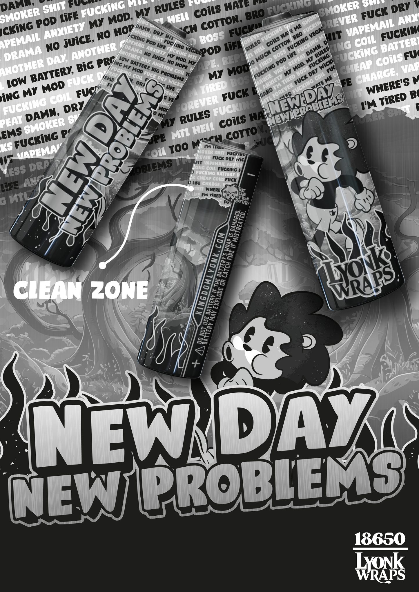 New Day New Problems / 10 wraps in the package