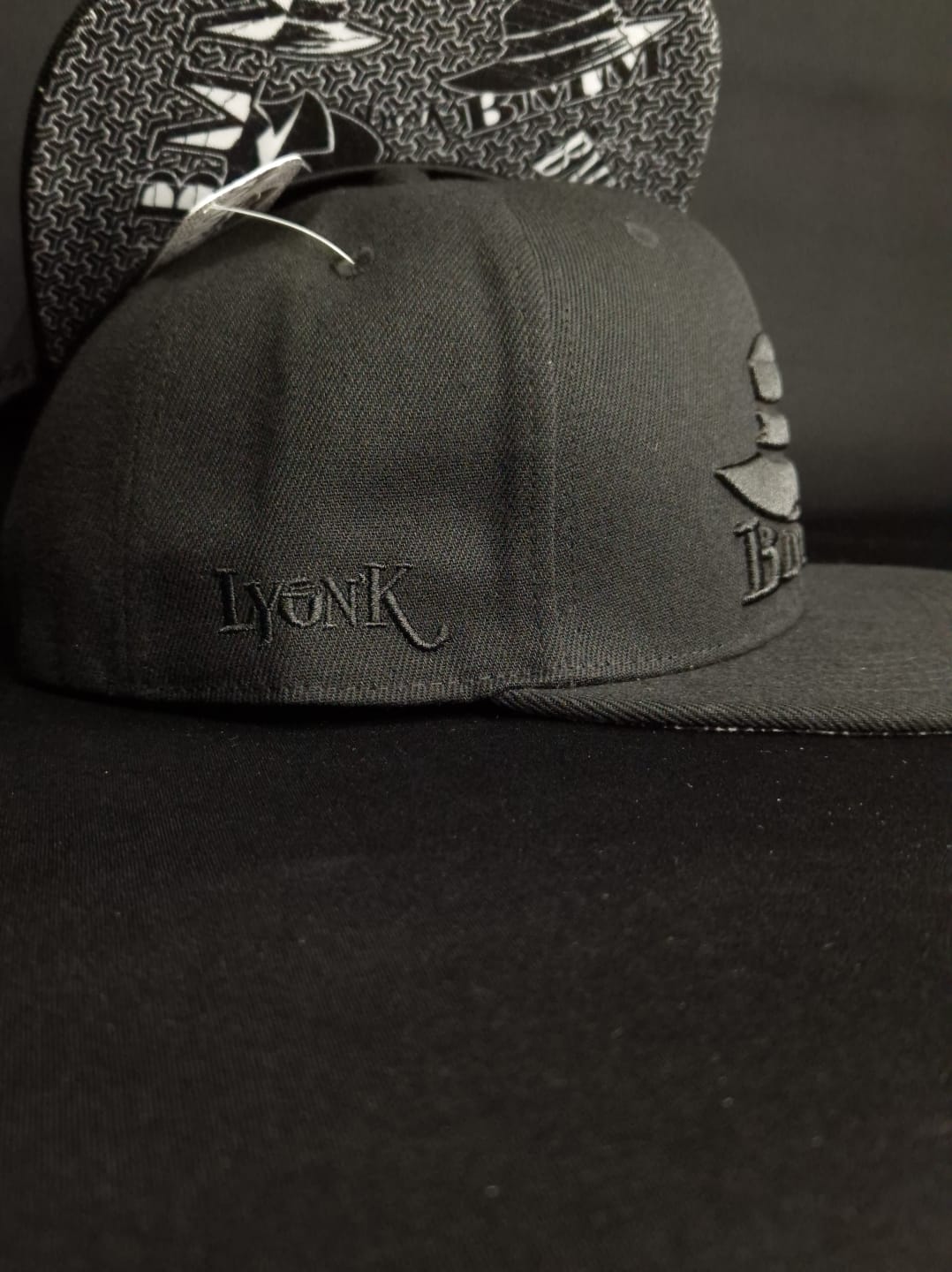 Snapback Big logo Embroidery Black