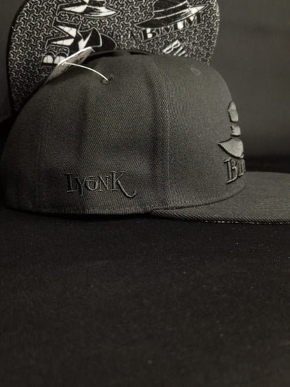 Snapback Big logo Embroidery Black