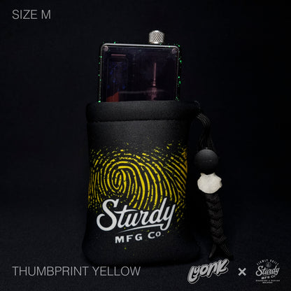 Sturdy - Pouch - Thumbprint Yellow