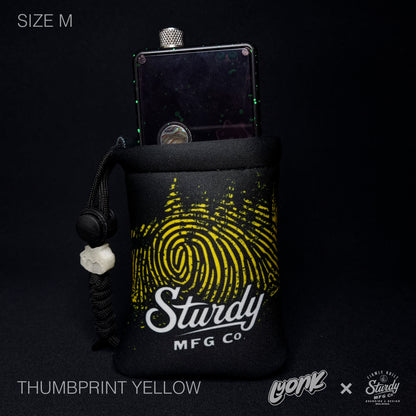 Sturdy - Pouch - Thumbprint Yellow