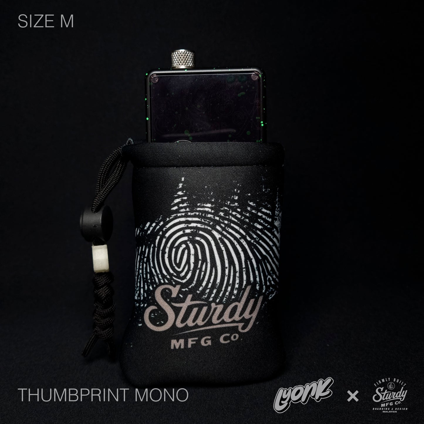 Sturdy - Pouch - Thumbprint Mono