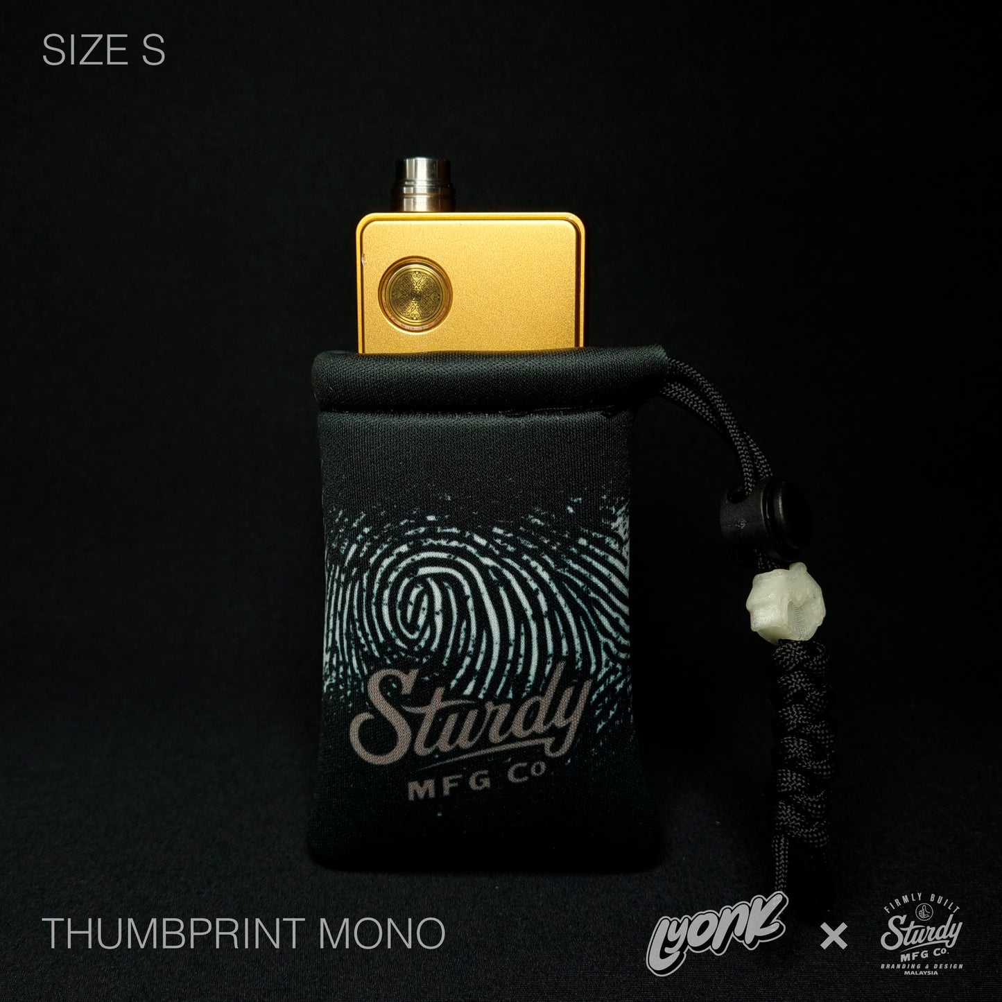 Sturdy - Pouch - Thumbprint Mono
