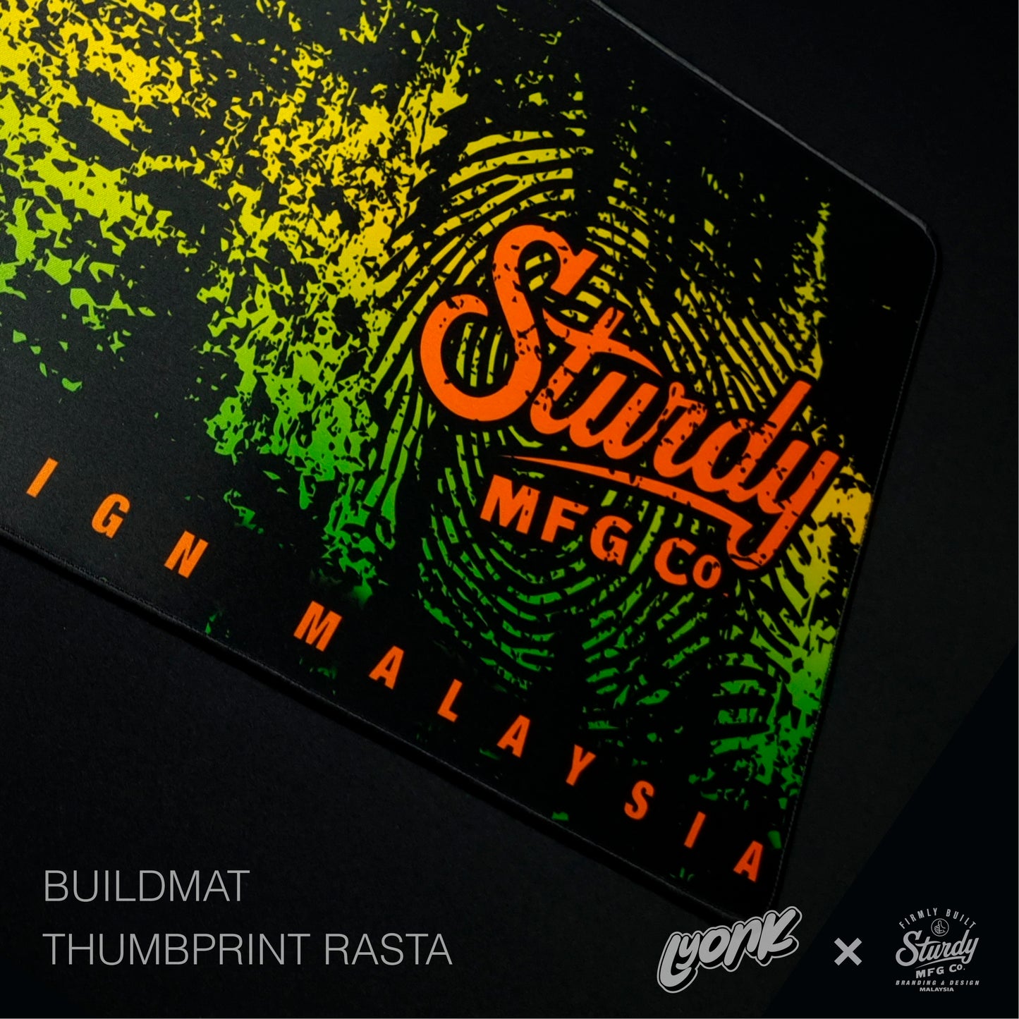 Sturdy - Buildmat - Thumbprint Rasta