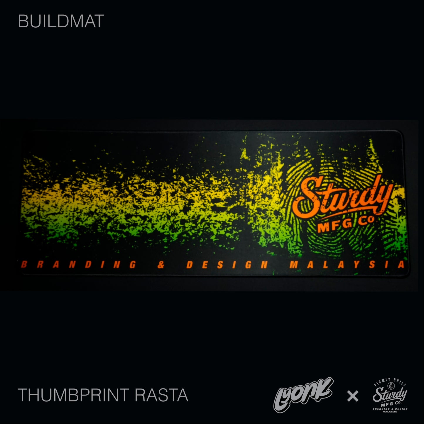 Sturdy - Buildmat - Thumbprint Rasta