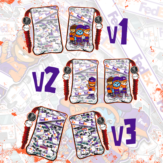 Deliver Dreams Fedex Stickers Bomb