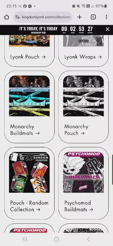 MONARCHY BUILDMAT - Pouch design adapted to Buildmat