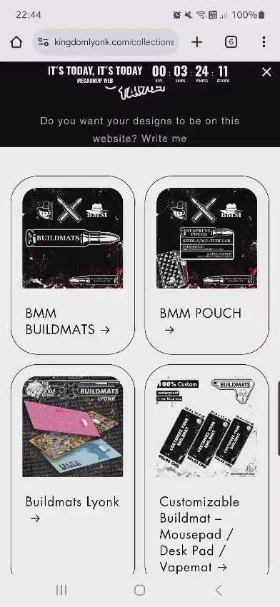 BMM BUILDMAT - Pouch design adapted to Buildmat